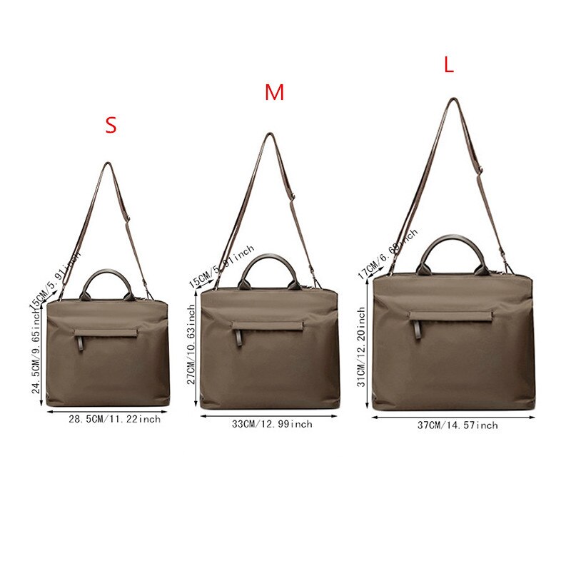 Casual woman's Briefcases High capacity material document Bag business trip A4 laptop phone Organize package Accessories supplie