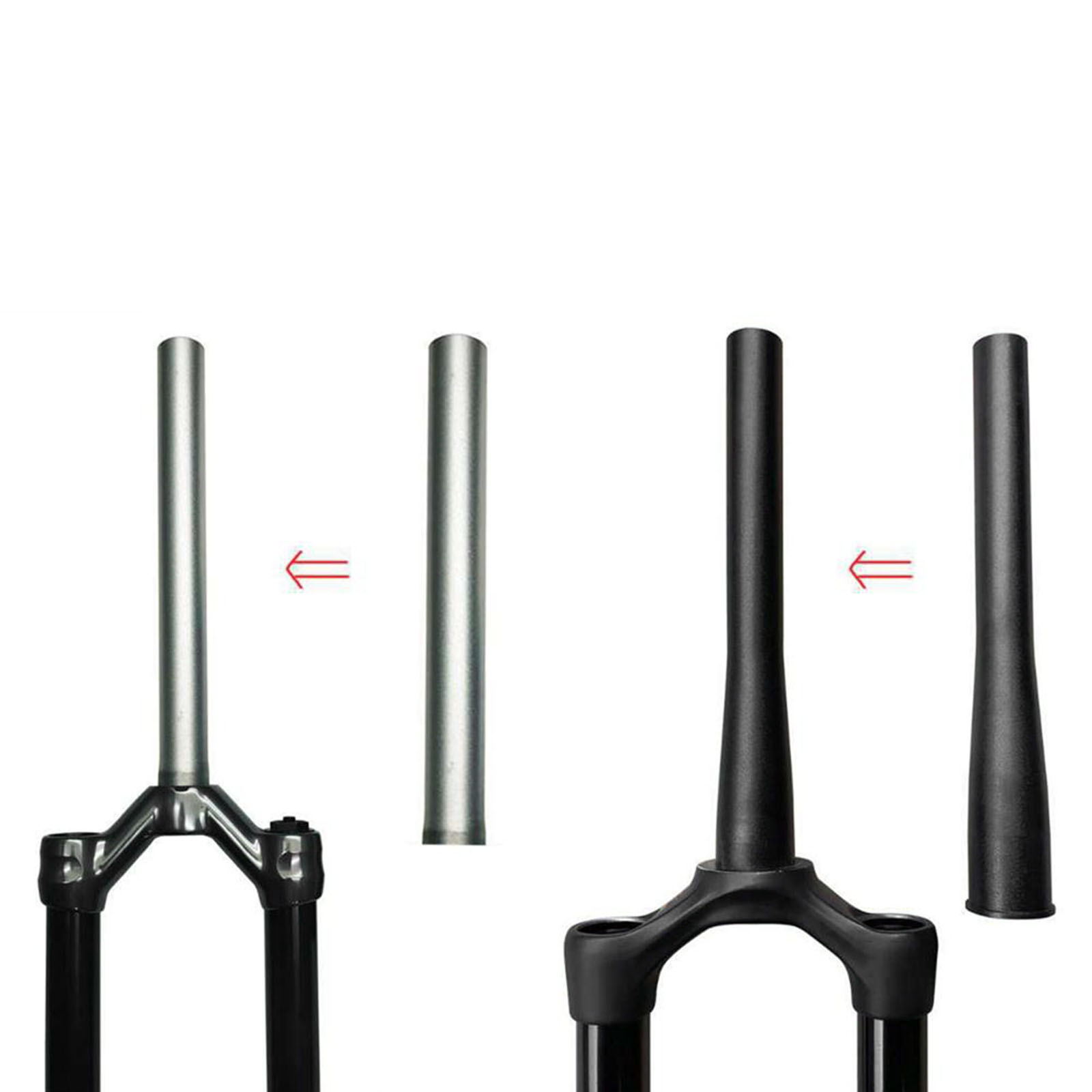 Horquilla delantera para bicicleta de montaña, accesorio de aleación de aluminio