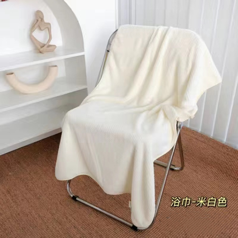 Toalla de terciopelo coral de piña grande engrosada, Toalla de baño de algodón no puro, Toalla de baño súper suave y absorbente para salón de belleza: XS / Negro