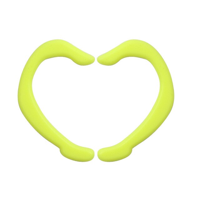 Mascarilla Universal de Gel de sílice, orejeras de silicona reutilizables, ganchos para las orejas cómodos, suministros de gancho, 1 par: Green