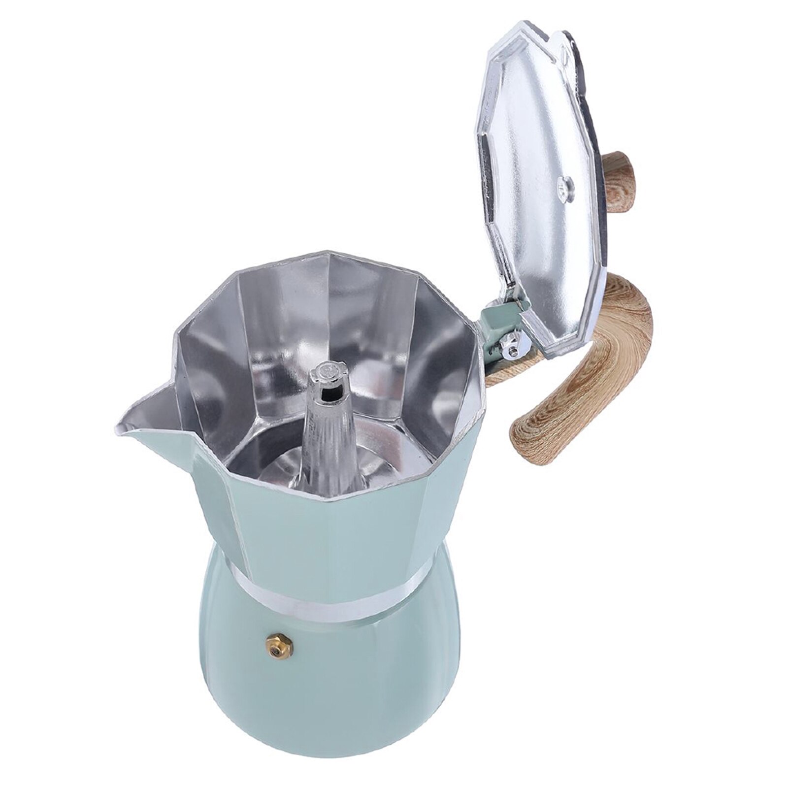 Aluminium Italiaanse Moka Espresso Koffiezetapparaat Percolator Stove Top Pot 150/300Ml Keuken Gereedschap Kookplaat Koffiezetapparaat