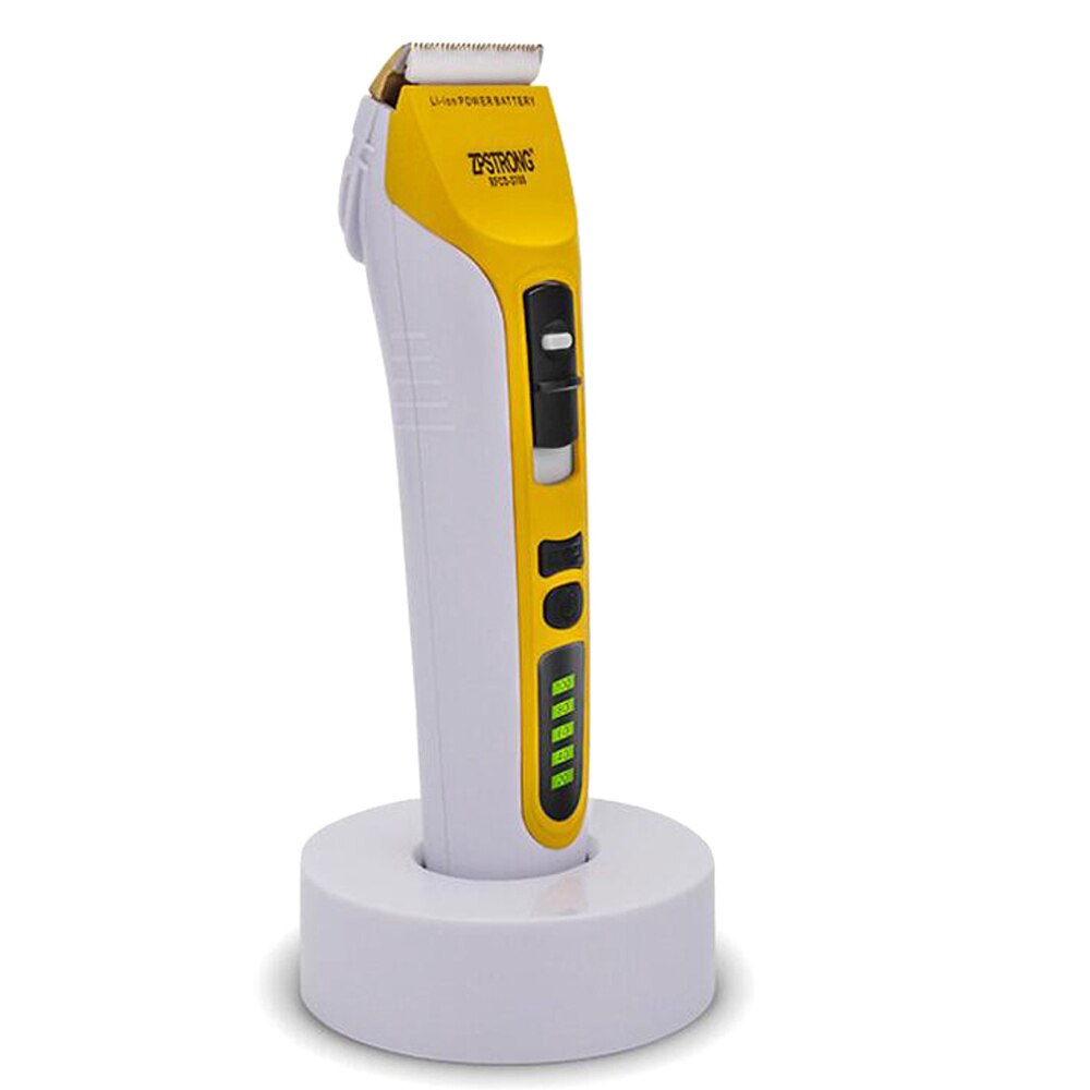Electric Hair Clipper 25W Rechargeable Hair Trimmer for Men Baby Salon Hair Cutting Machine LED Display 110-220V: White