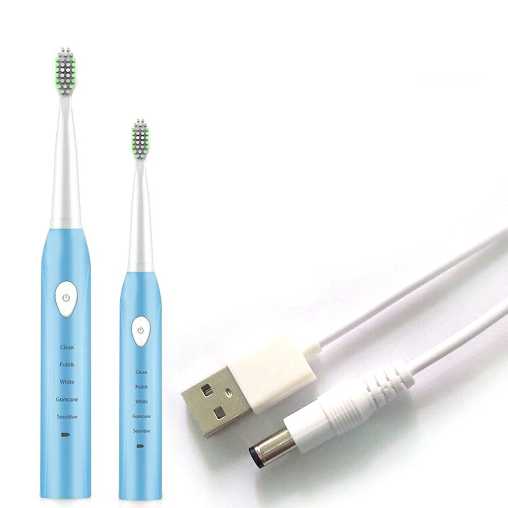 Electric Toothbrush Adult Rechargeable Toothbrush Sonic Automatic Soft Toothbrush Waterproof Usb Charging