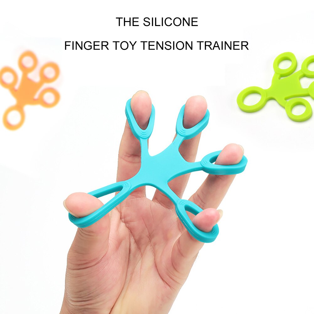 Finger Stretcher Hand Resistance Bands Extensor Exerciser Grip Strengthener Fitness Accessories for adults kids forearms wrist