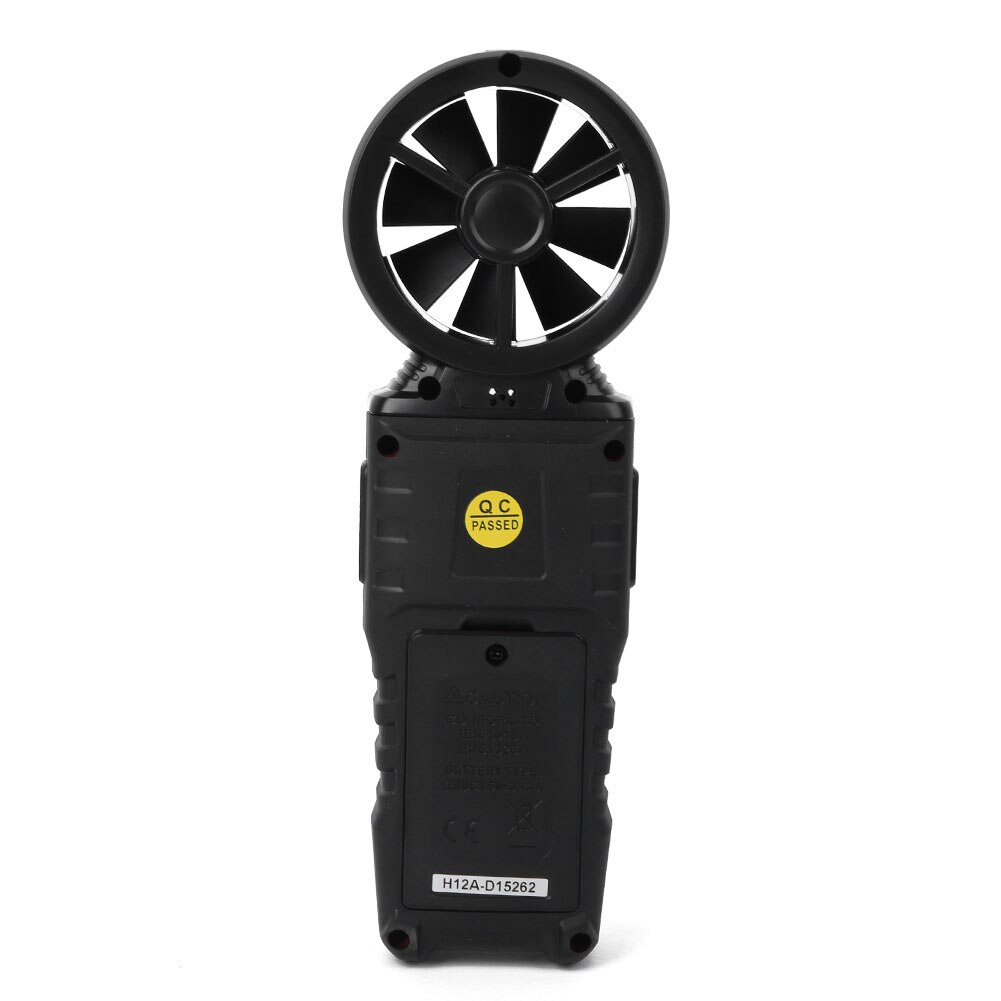 Wind Speed Meter LCD Handheld Digital Anemometer Wind Speed Temperature Meter Tester Portable Wind Speed Measurement Tool