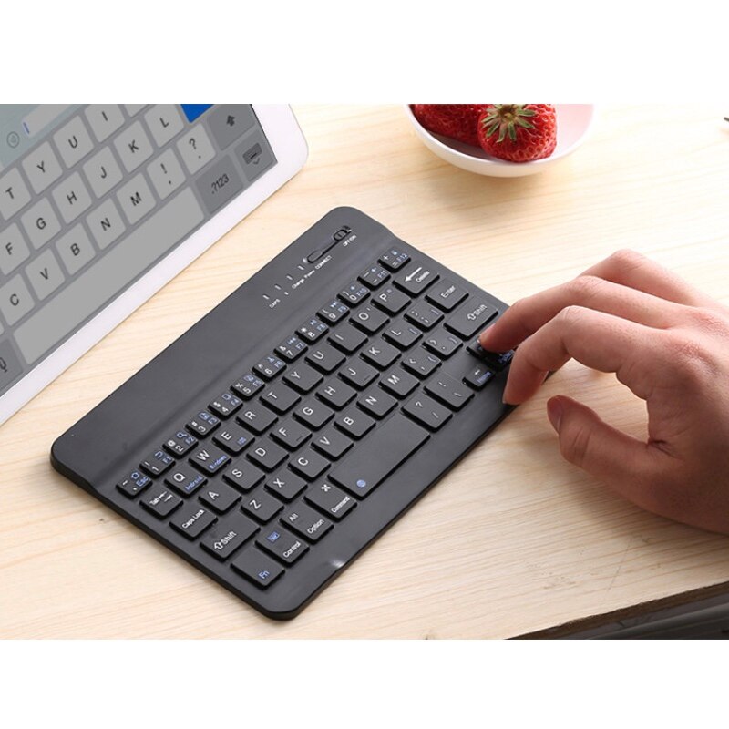 Mini schlank Tragbare Drahtlose Bluetooth Tastatur Für Tablette Laptop Smartphone iPad Unterstützung IOS Android-System Telefon Tastatur