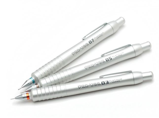 Platinum pro-use ii mekanisk penna råmetallstav msd -1500 japanskt ursprung