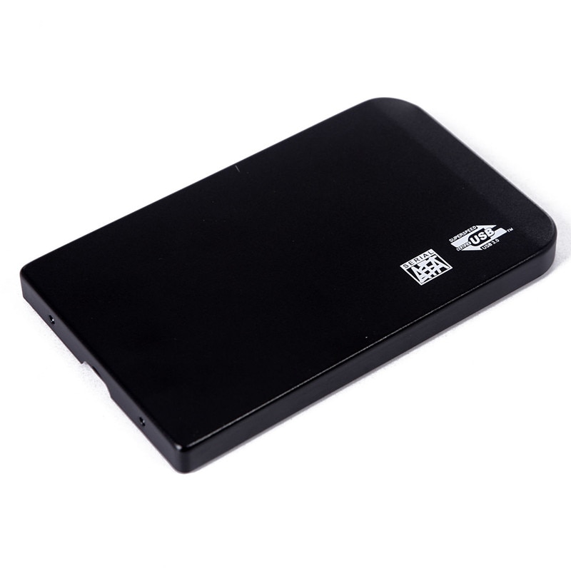 Boîtier de disque dur Aluminium 2.5 "USB 3.0 SATA HDD boîtier externe