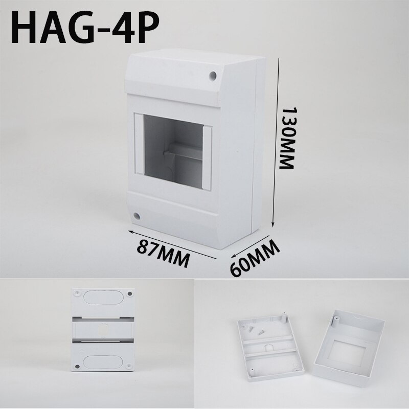 HAG indoor and outdoor waterproof distribution box, waterproof box, electrical box, circuit breaker protection box and other: HAG 4P