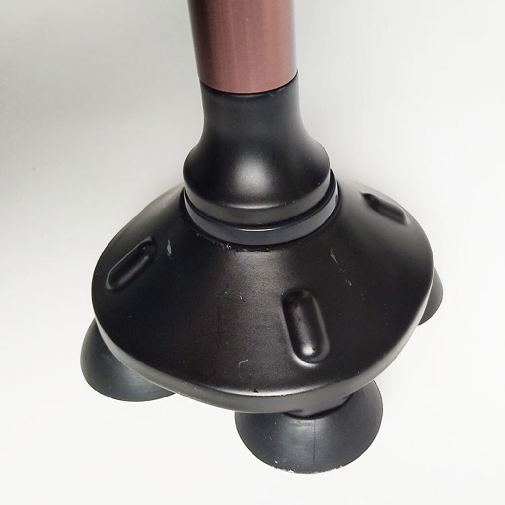 Bastón plegable para caminar ligero con luz LED y alarma para caminar