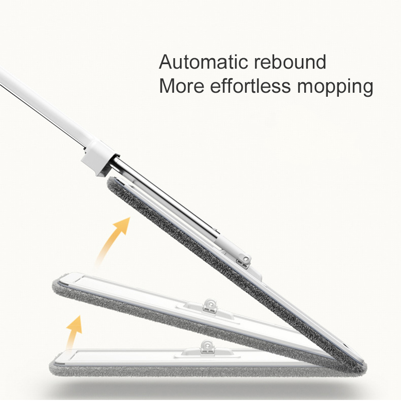 Squeeze Mop Free Hand Washing Microfiber Floor Mops 360 Degree Rotating Head Bathroom Kitchen Cleaner Household Cleaning Tools