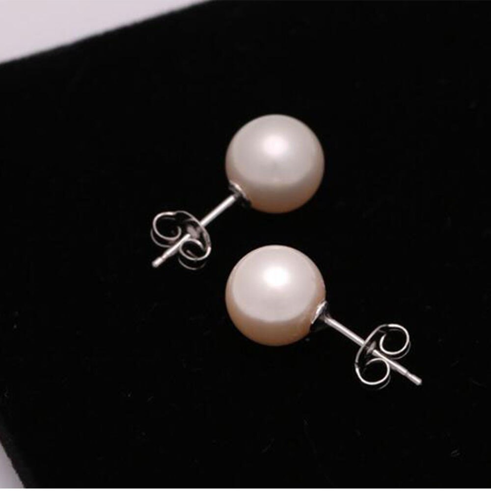 ANENJERY colore argento rame classico perla orecchini per le donne boucle d&#39;oreille femme oorbellen S-E39