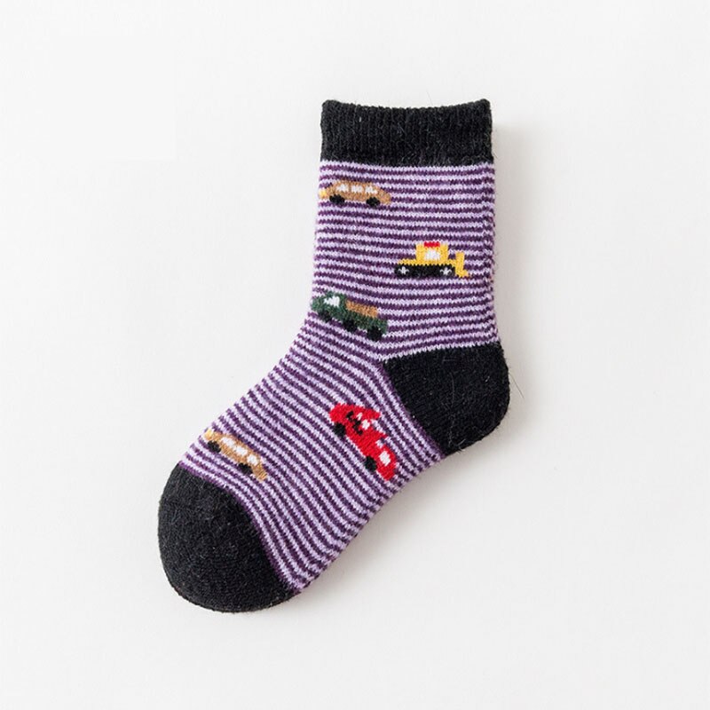 Winter Dikke Baby Kids Sokken Winter Zachte Warme Sokken Thermische Vloer Sokken voor Kinderen 1-12 Jaar Jongens Meisjes sokken: 5 / L(8-12T)