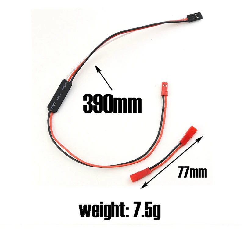 3CH afstandsbediening lier met hoogspanningskabel voor 1/10 Axiale SCX10 TRX4, Plug & Play RC Crawler Upgrade Onderdelen