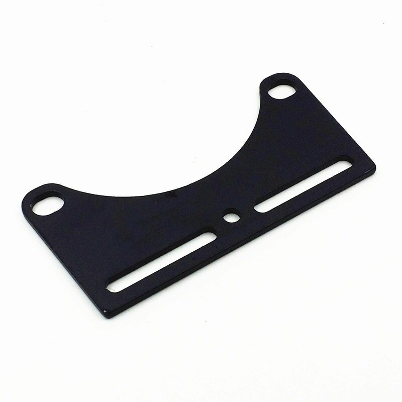 Black Bottom Mount Dual Motorcycle Headlight Bracket Cruiser Chopper Bobber Rat