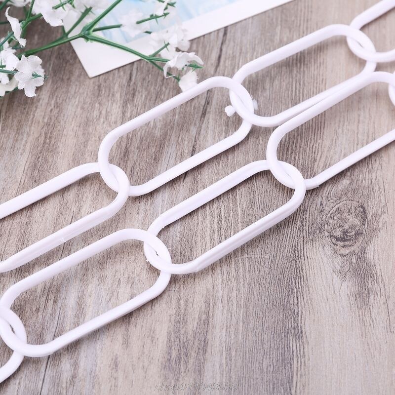 Plastic Clothes Market Shop Display Hanging Chain Hooks With 23 RingsHanger Household Tools 51Inch F19 21