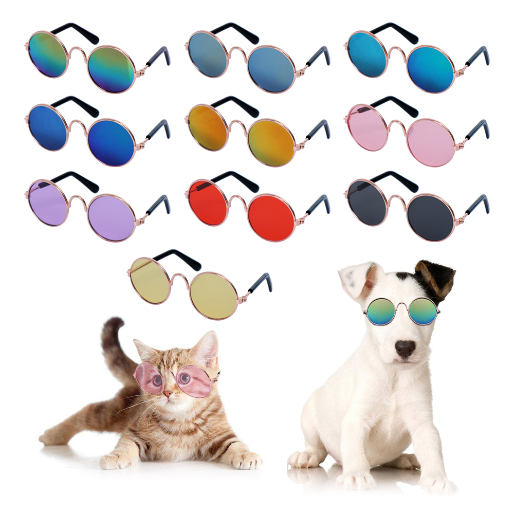Huisdier product Kat Zonnebril Hond Bril Dierbenodigdheden Voor Puppy Kleine honden Dog Cat Eye Bescherming Zonnebril