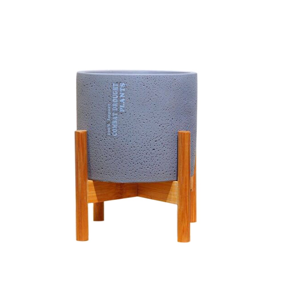 Nordic Wooden Planter Pot Trays Flower Pot Holder Strong Free Standing Bonsai Holder House Balcony Display Flower Stand Shelf: B2