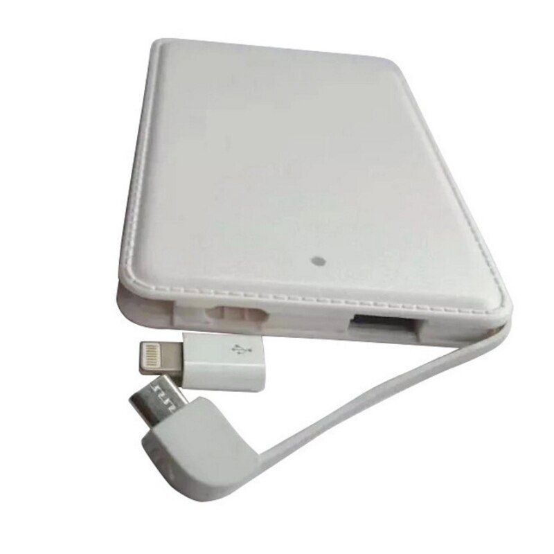 Antirr portátil mini ulter fino cartão de crédito carteira tamanho power bank 6000mah telefone celular carregador de viagem bateria externa