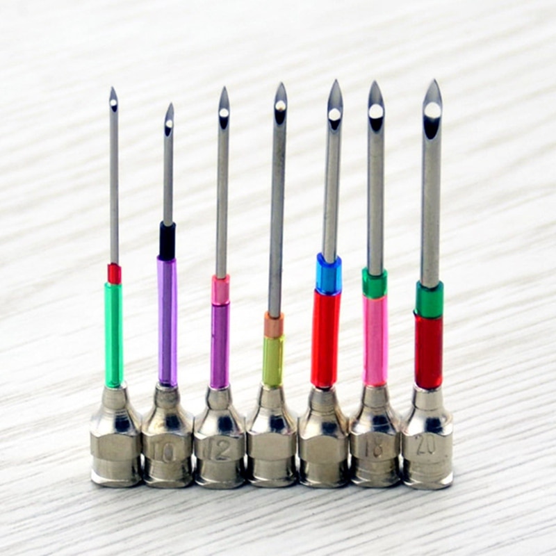 Metal Embroidery Stitching Punch Needle Handmade Needlepoint Kits for DIY Embroidery Cross Stich Sewing Tool Set with Tube