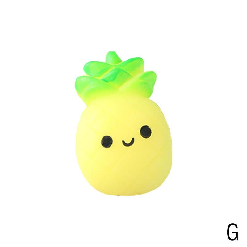 Soft Silicone Avocado Squishy Fruit Package Peach Watermelon Banana Cake Squishies Slow Rising Squeeze Toy Antistress Toys: G