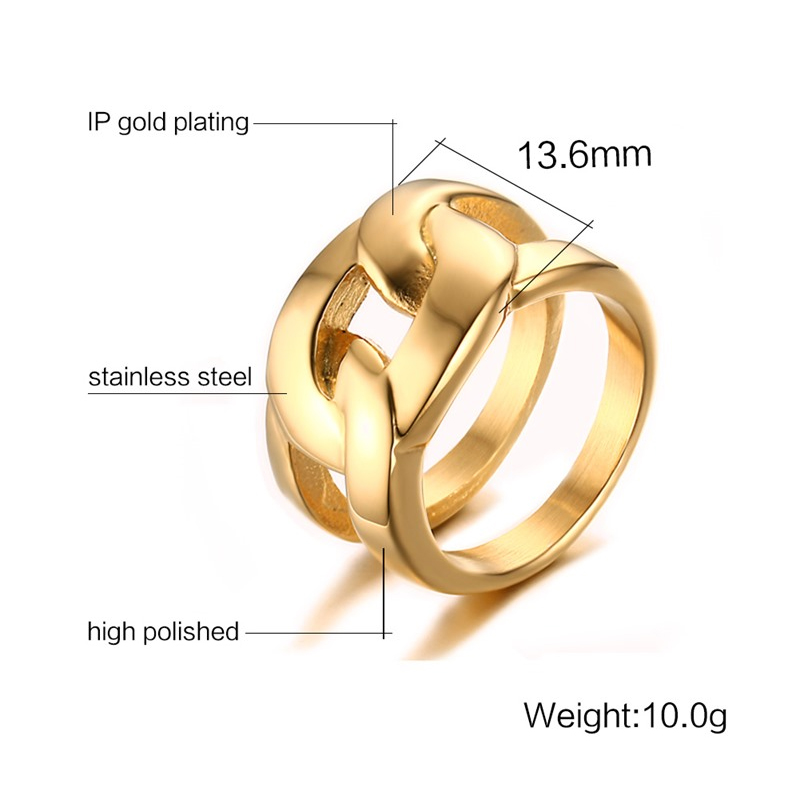 Meaeguet Bijoux Grote Bruiloft Engagement Ring Rvs Club Party Ringen Voor Vrouwen Sieraden Amerikaanse Maat 6-9