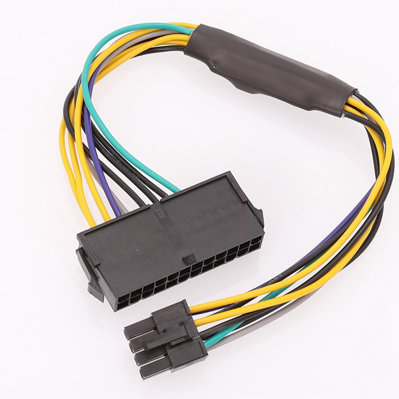 Cavo adattatore di alimentazione PSU ATX da 2 Pin 24 Pin a 8 Pin per DELL Optiplex 3020 7020 9020 precisione T1700 12 pollici (30cm)