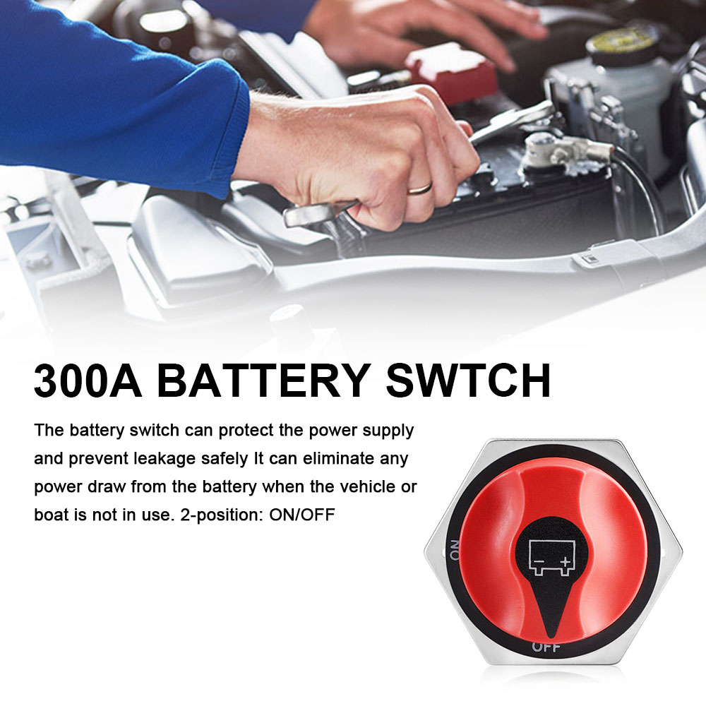 DC 32V interruptor de batería de coche seccionador aislador de potencia 50A 100A 200A 300A Kit de interruptor de rally de corte para coche motocicleta camión barco