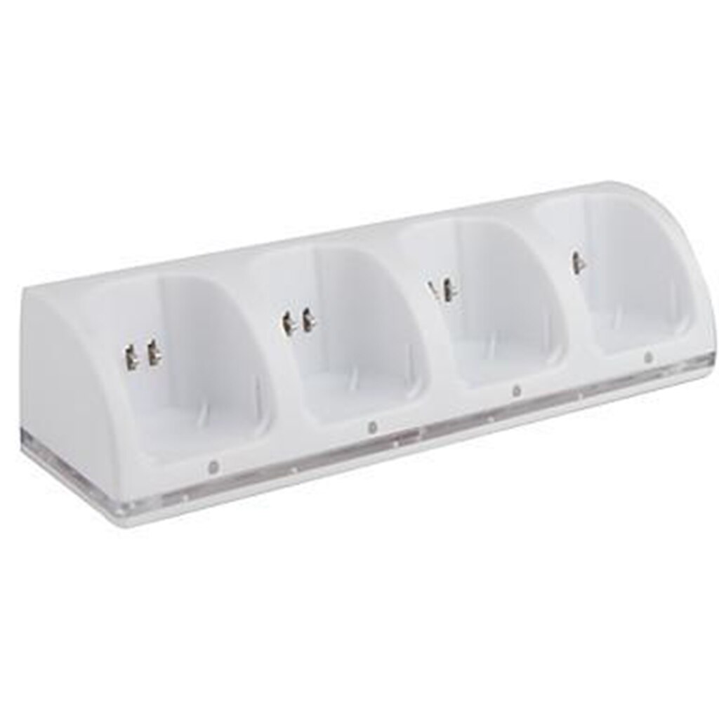 Base de carga, estación de carga, cargador con 4 Uds., baterías de 2800mAh para controladores remotos Wii, base de carga 4 en 1