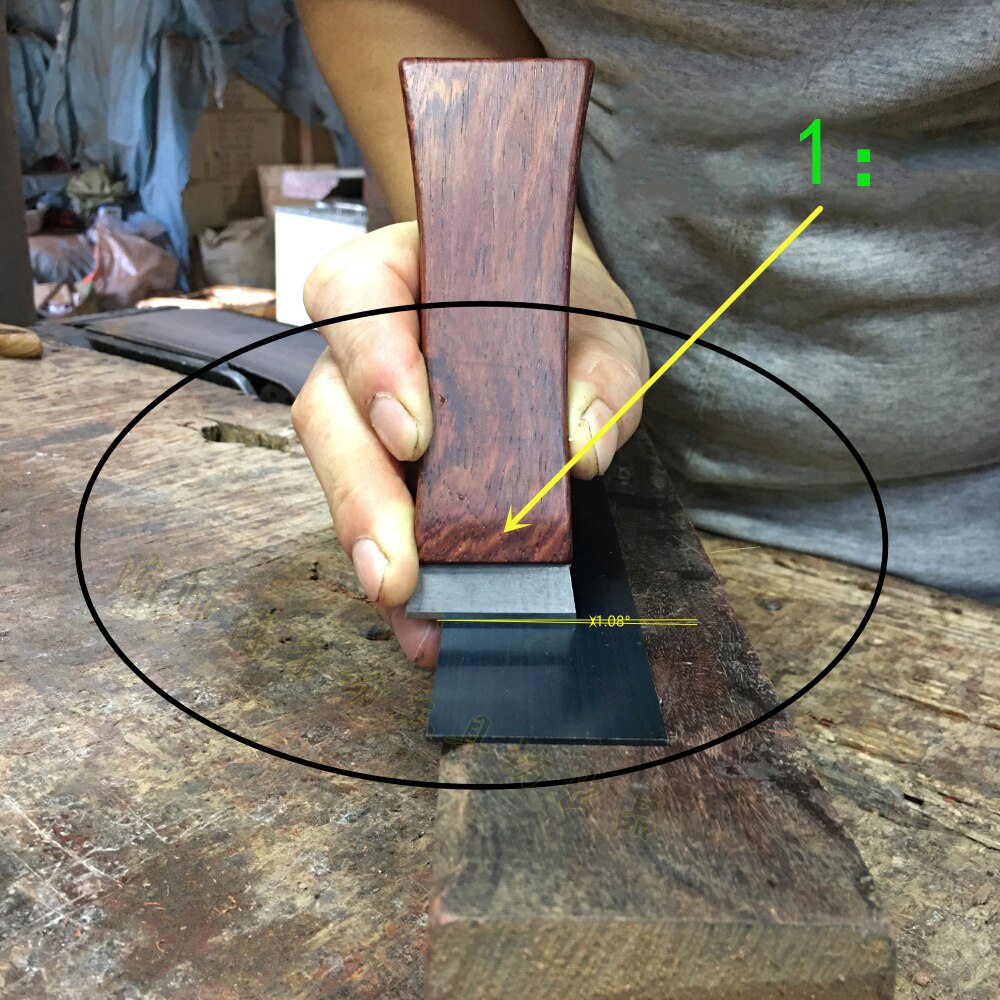 Blue Curved Cabinet Scraper Woodworking Card Scraper Set Rectangle Scraping Bevel knife Smooth Wood Deburring Carpentry Tools