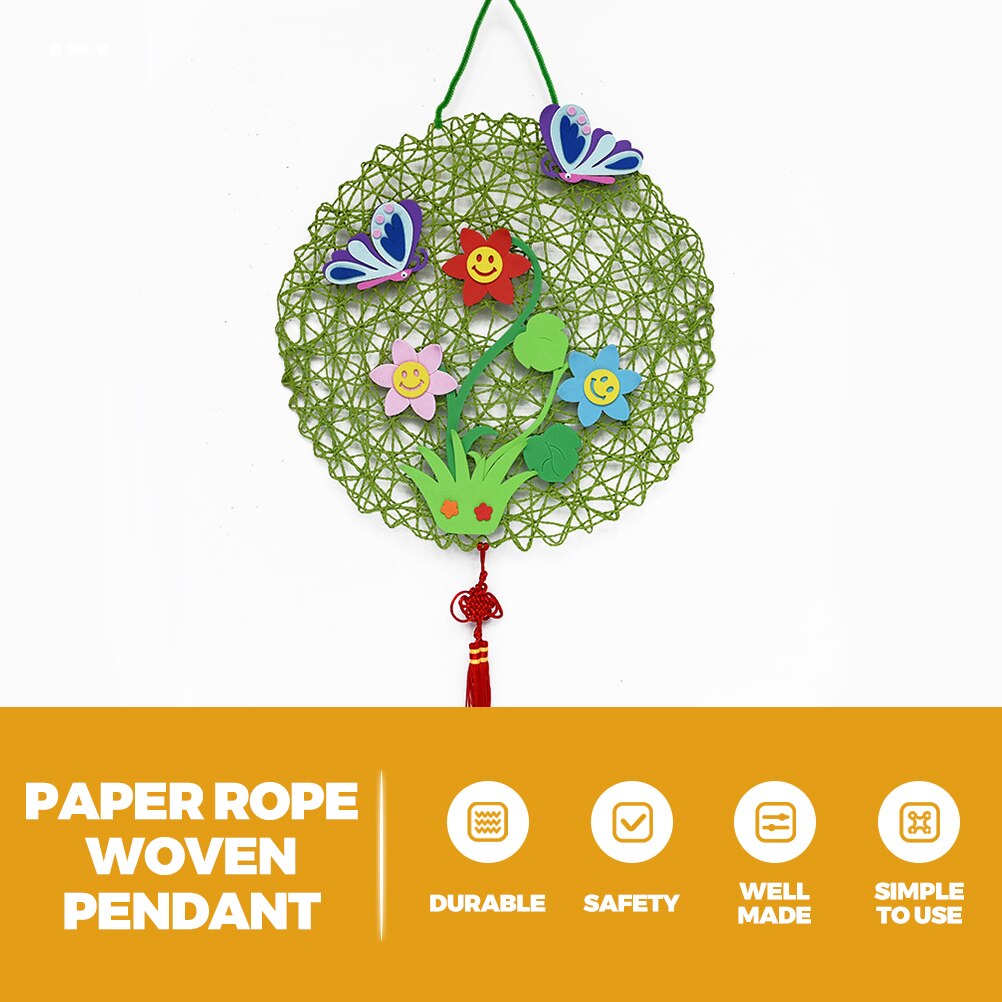 3pcs Children DIY Hanging Craft Kit DIY Hanging Craft Ornaments Party Supplies