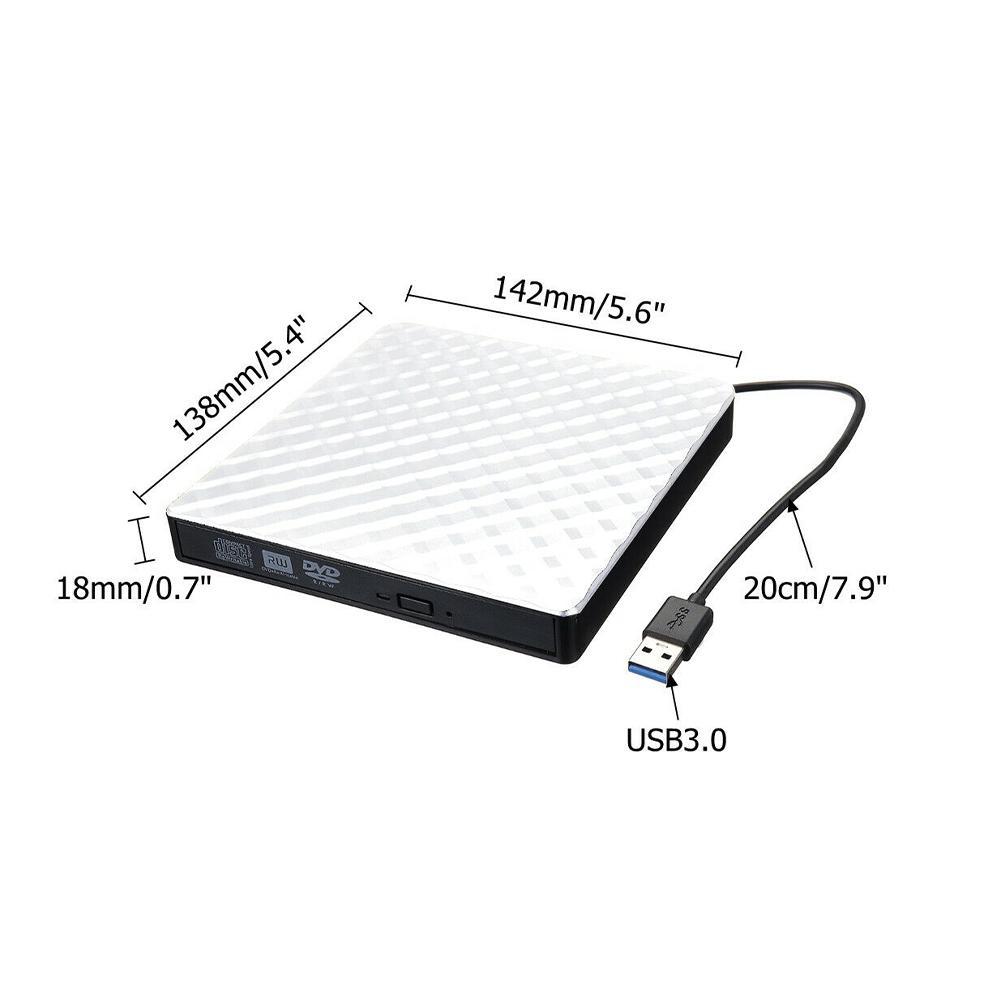 USB 3.0 External DVD For Burner Writer Recorder RW Optical Drive Dvd PC Supplies Player CD/DVD ROM Reader Player For Laptop