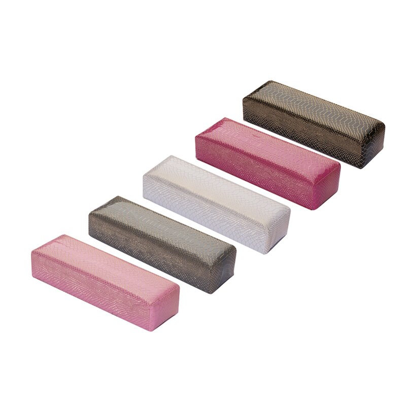 Schlange Haut Tisch Pad Hand Kissen Schwamm Arm Rest Kissen Nail art Weiche Hand Ruht Nagel Matte Pad Salon Maniküre werkzeug