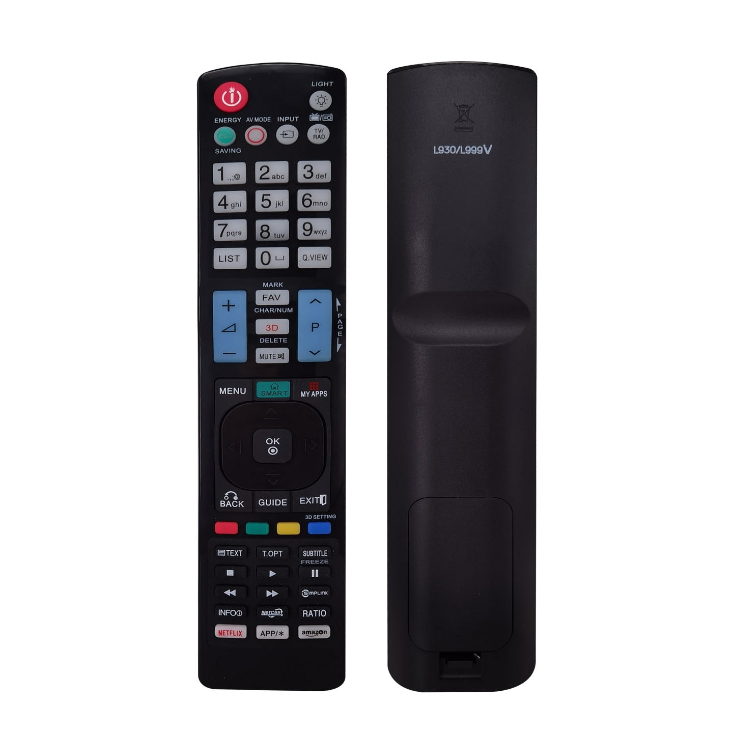 Universal remote control suitable For LG TV AKB73756565 AKB7375650 AKB73615302 AKB73615303 AKB73615306 AKB73615307 AKB73615309