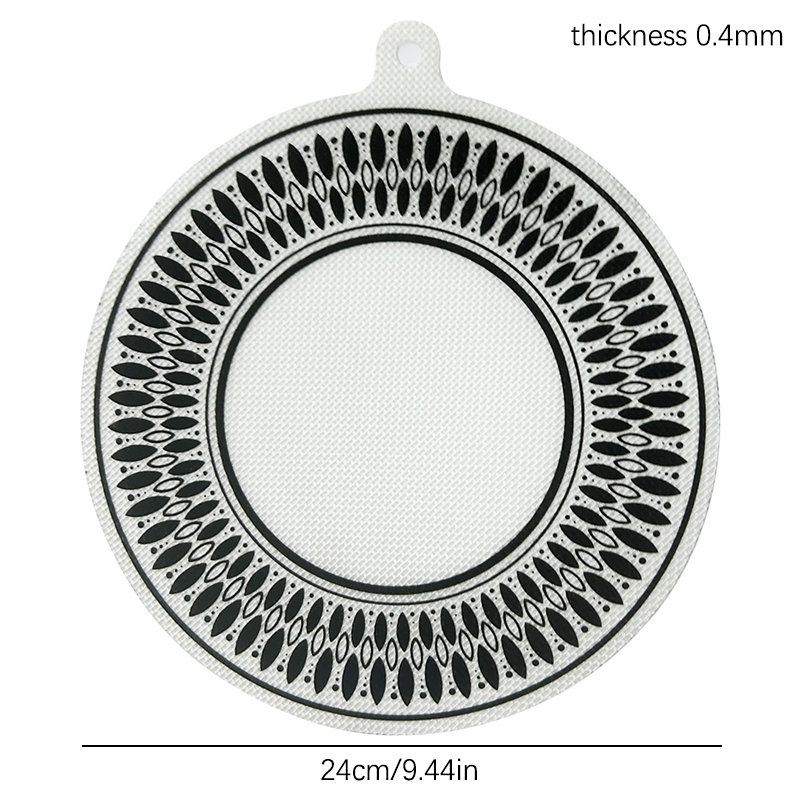 Estera de cocina de inducción, Protector contra arañazos para estufa de inducción, esteras de silicona multifuncionales para revestimientos de freidora de aire, 1 Uds.: Negro