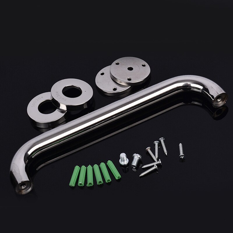 Shower Grab Bar Stainless Steel Bathroom Grab Bar Safety Hand Rail Support for Elderly Injury --M25