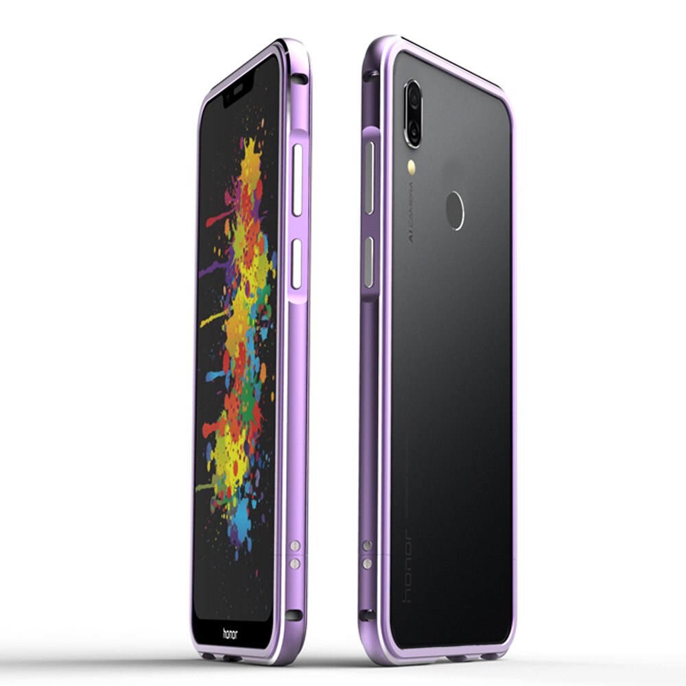 Huawei Honor caso il Gioco 6.3 "Huawei Honor gioco Paraurti di protezione di Lusso di Alluminio del Metallo cornice per Huawei Honor gioco cor-L29 copertura: VIOLA