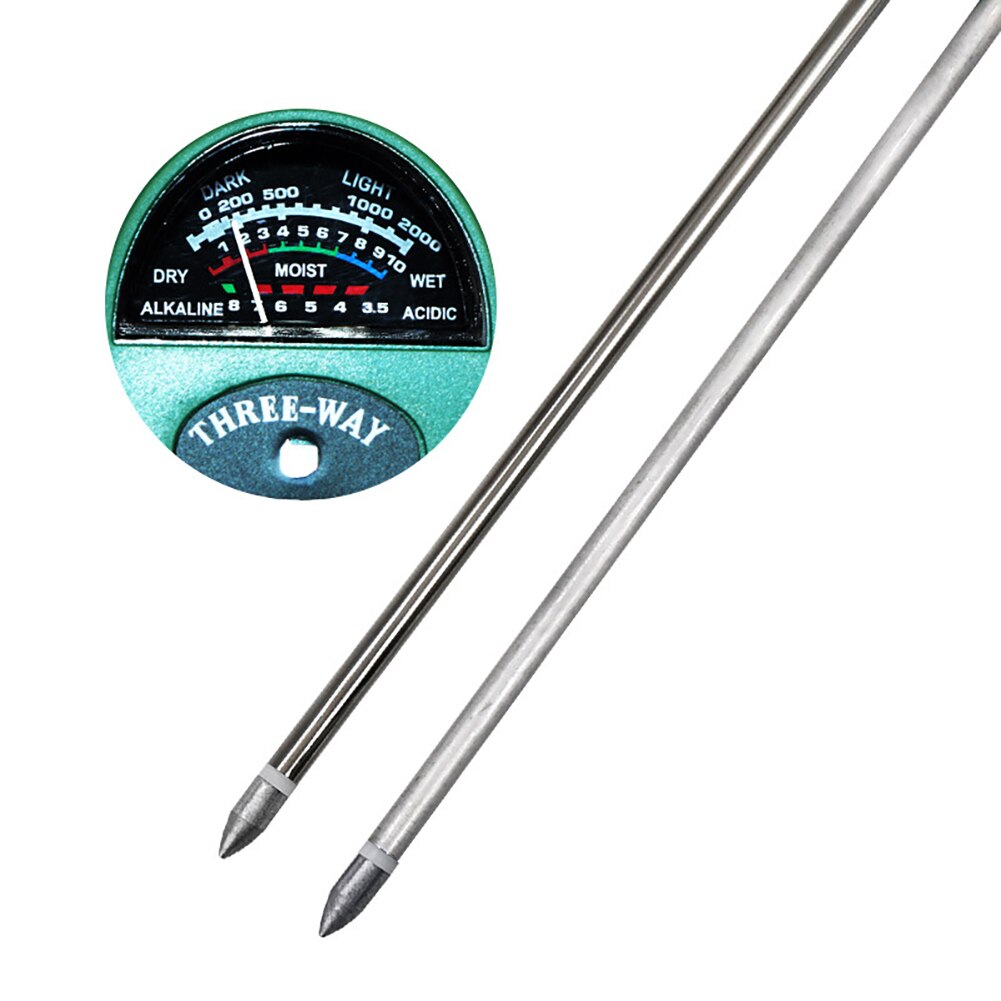 3 in 1 Digital Soil Moisture Meter Analysis PH Tester Garden Detector Hygrometer Light Detector Acidity PH Moisture Meter