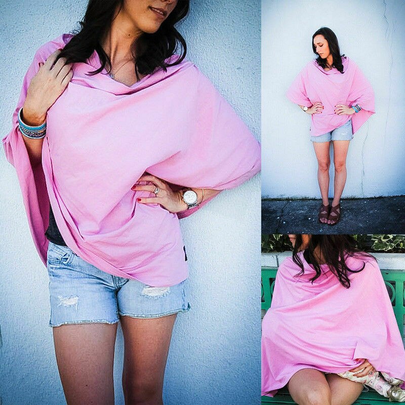 Oddychające pokrowce robić karmienia piersią dla niemowląt mama piersi robić karmienia piersią ponczo pokrywa w górę regulowana prywatność fartuch na zewnątrz tkanina pielęgniarska: 3