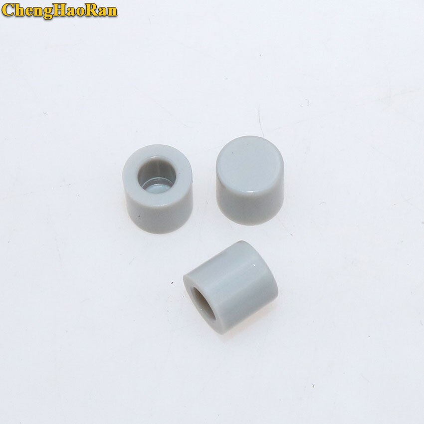 ChengHaoRan 100PCS A56 Tactile Button Caps Plastic Cap Hat for 6*6mm 6x6mm Micro Tact Switch For Arduino: Grey