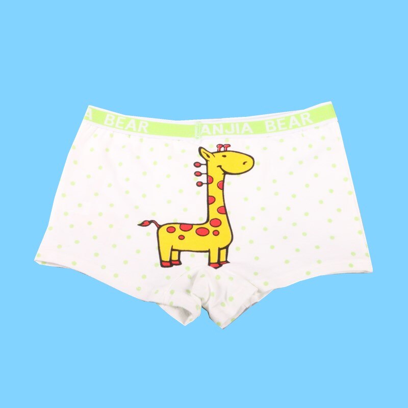2 stk/parti drenge boxershorts børn undertøj til drenge bomulds boxer undertøj børn trusser giraf 2-10 år