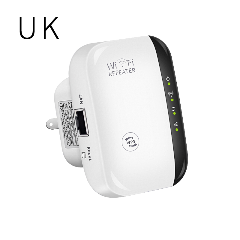 Wireless-N Wifi Repeater 802.11B/G/N Network Wi Fi Routers Range Expander Signal Booster Extender WIFI Ap Wps Encryption: UK