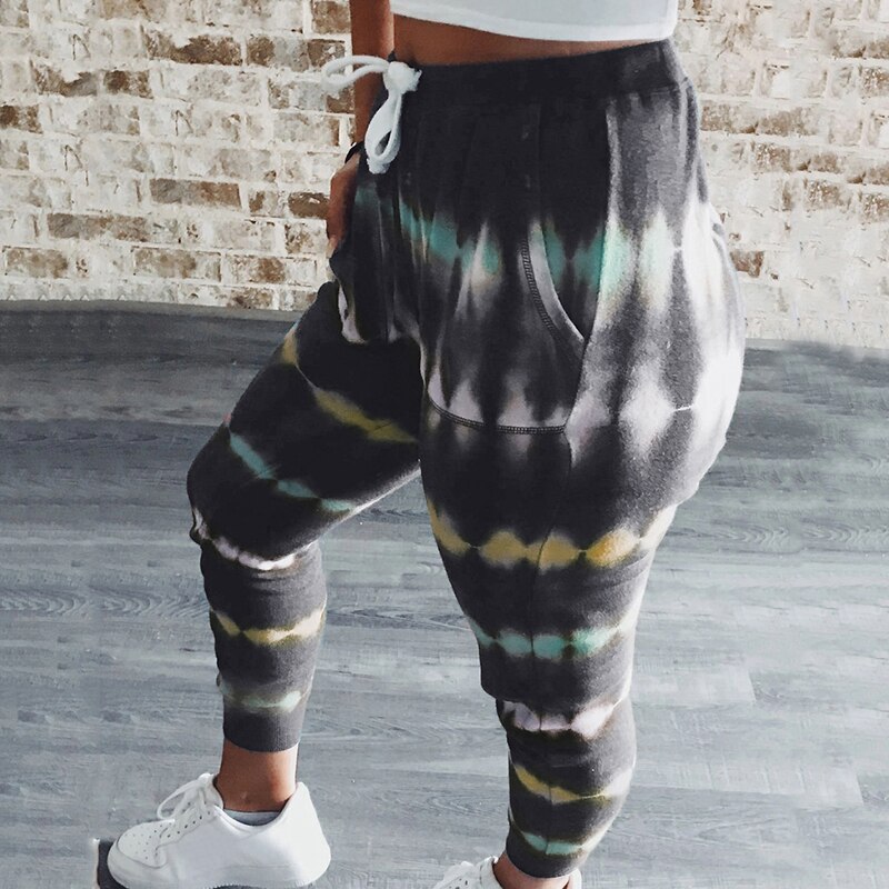 Womens Tie Dye Pants Summer Women'S Pants Sweatpants For Women Tie-Dye Aesthetic Track Pants Streetwear Women Joggers