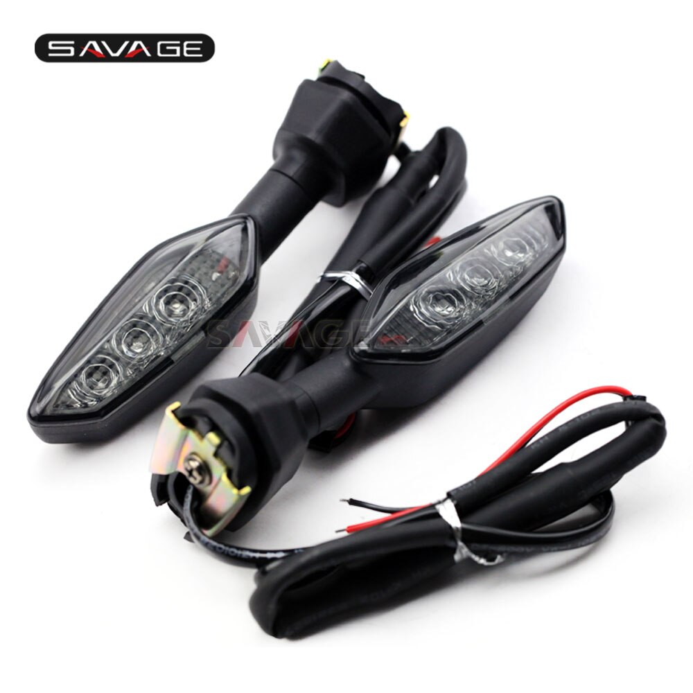LED Blinker Kontrollleuchte Für KAWASAKI Z1000 Z900 Z800 Z750 Z650 Z300 Z400 Z250 Z125 Motorrad Zubehör Blinker Lampe: dunkel grau