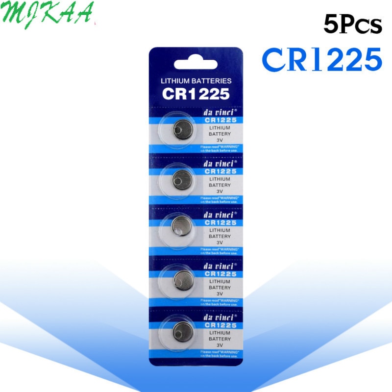 5 stks/pak CR1225 Knop Batterijen LM1225 BR1225 KCR1225 Cell Coin Lithium Batterij 3V CR 1225 Voor Horloge Elektronische Speelgoed remote