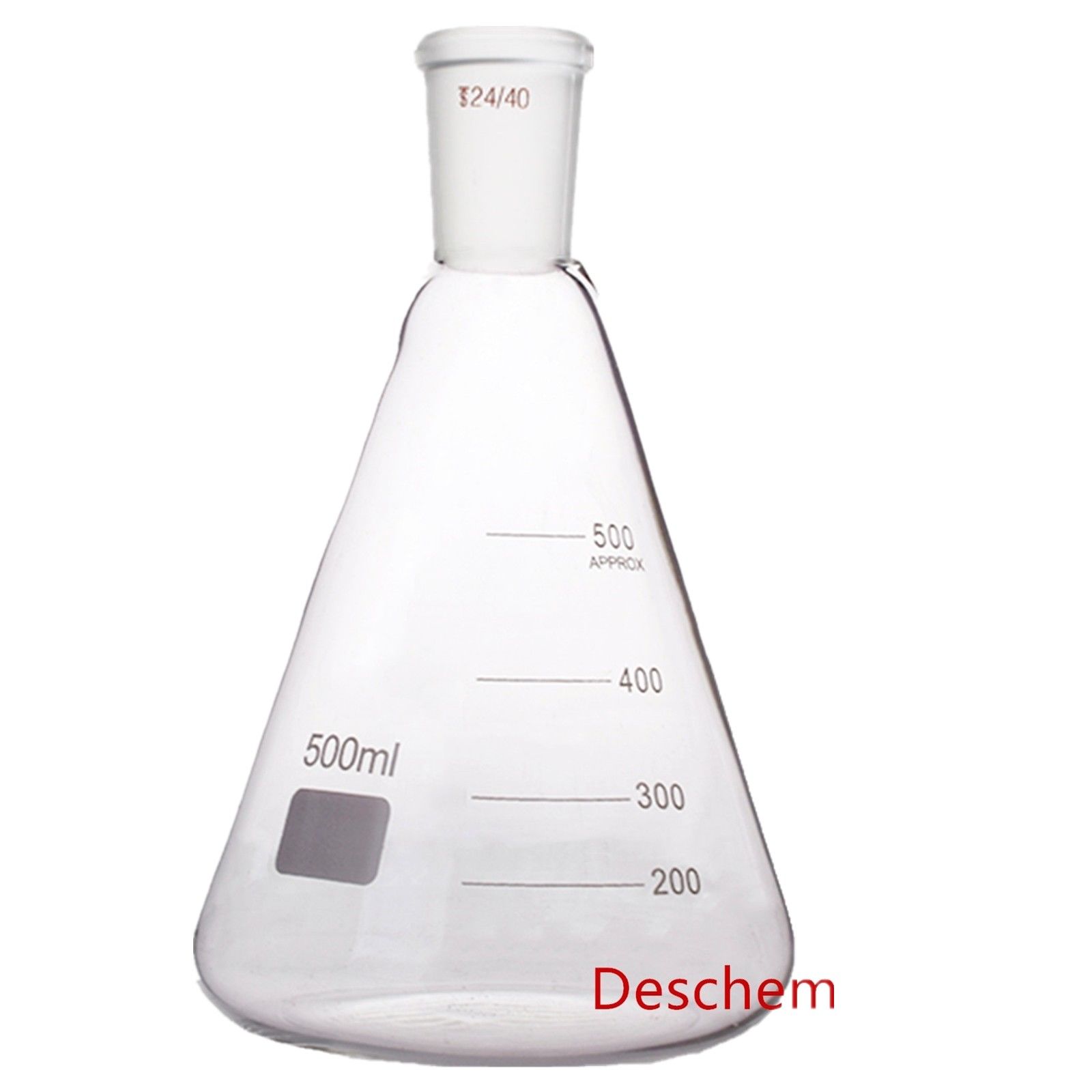 1000ml 24/40 jogo de vácuo do laboratório do balão do instrumento 500ml erlenmeyer da destilação de vidro