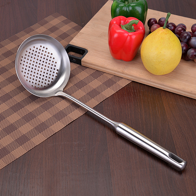 Stainless Steel Cookware Set Cooking Tools Kitchen Utensils Kitchenware Shovel Turner Rice Soup Spoon Pasta Server Strainer: 1pc Colender