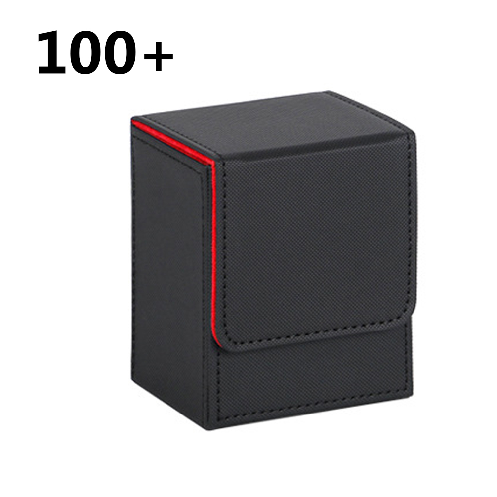 Caja de baraja de cartas coleccionables duradera para organización de almacenamiento TCG OCG Estuche de transporte de tarjetas MTG de coche de juego coleccionable con capacidad para más de 80 o 100 tarjetas