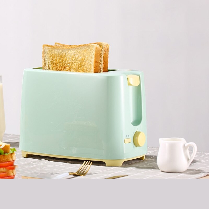 2 Slice Stainless Steel Electric Toaster Auto Bread Toast Maker Baking Machine