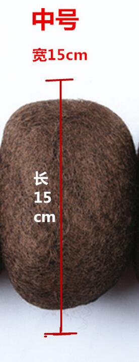 Hair Ball for Braider Additional Instant Beehive Made From 100% Synthetic Hair and flexible Can Shape and Moulded Desired Style: Brown 15cm